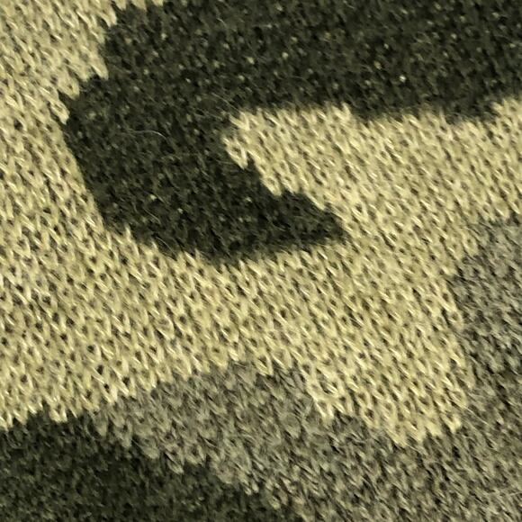 Lucky Brand Wool Blend Crewneck Camo Sweater Size Small - Picture 13 of 15